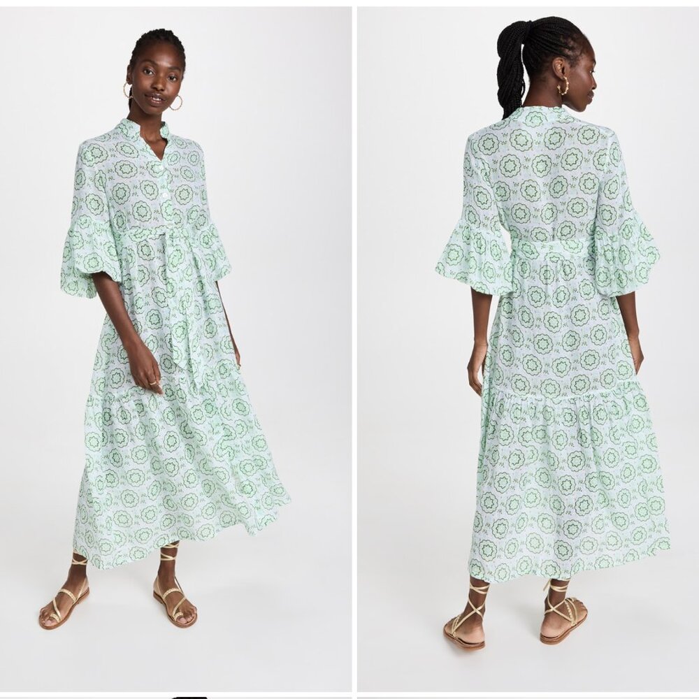 Temptation Positano Floral Linen Maxi (Size L)